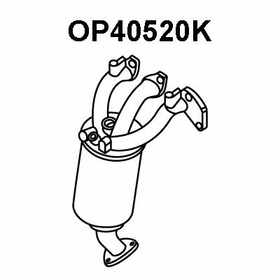 Veneporte OP40520K Catalytic Converter OP40520K: Buy near me in Poland at 2407.PL - Good price!