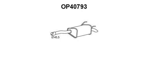 Veneporte OP40793 End Silencer OP40793: Buy near me in Poland at 2407.PL - Good price!