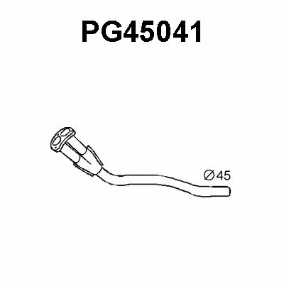 Veneporte PG45041 Exhaust pipe PG45041: Buy near me in Poland at 2407.PL - Good price!