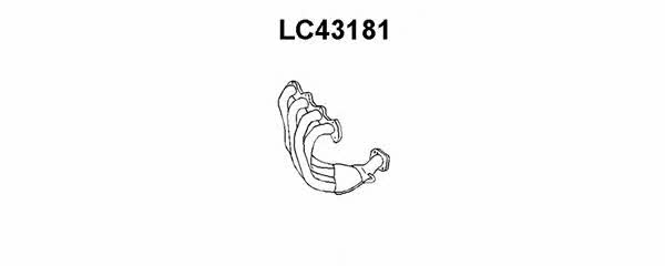 Veneporte LC43181 Exhaust manifold LC43181: Buy near me in Poland at 2407.PL - Good price!