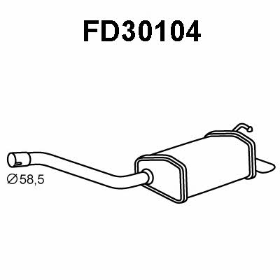 Veneporte FD30104 Endschalldämpfer FD30104: Kaufen Sie zu einem guten Preis in Polen bei 2407.PL!