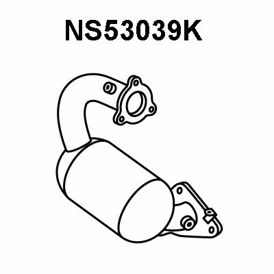 Veneporte NS53039K Каталізатор NS53039K: Купити у Польщі - Добра ціна на 2407.PL!