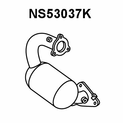 Veneporte NS53037K Catalytic Converter NS53037K: Buy near me in Poland at 2407.PL - Good price!