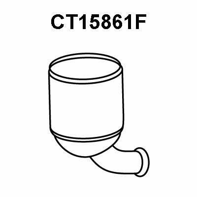 Veneporte CT15861F Filtr cząstek stałych DPF CT15861F: Dobra cena w Polsce na 2407.PL - Kup Teraz!