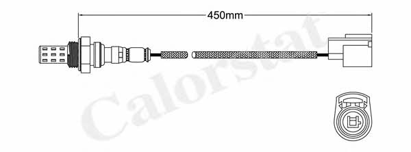 Vernet LS110037 Lambda sensor LS110037: Buy near me in Poland at 2407.PL - Good price!