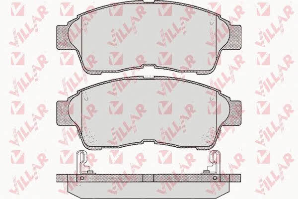 Villar 626.0561 Тормозные колодки дисковые, комплект 6260561: Отличная цена - Купить в Польше на 2407.PL!