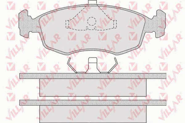 Villar 626.0678 Гальмівні колодки, комплект 6260678: Приваблива ціна - Купити у Польщі на 2407.PL!