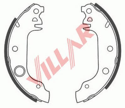 Villar 629.0528 Колодки тормозные барабанные, комплект 6290528: Отличная цена - Купить в Польше на 2407.PL!