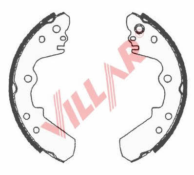 Villar 629.0621 Brake shoe set 6290621: Buy near me in Poland at 2407.PL - Good price!