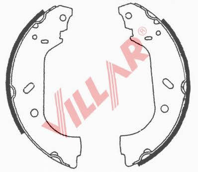 Villar 629.0639 Колодки тормозные барабанные, комплект 6290639: Отличная цена - Купить в Польше на 2407.PL!