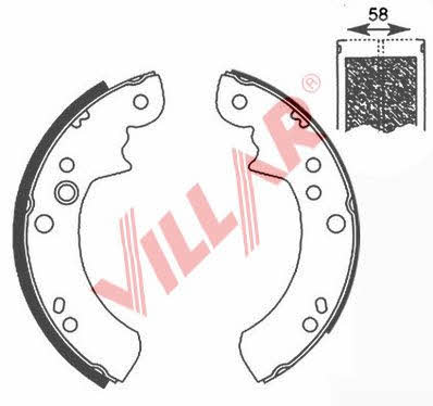 Villar 629.0652 Brake shoe set 6290652: Buy near me in Poland at 2407.PL - Good price!