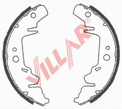 Villar 629.0687 Brake shoe set 6290687: Buy near me in Poland at 2407.PL - Good price!