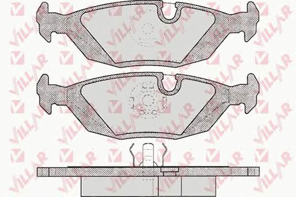 Villar 626.0238 Brake Pad Set, disc brake 6260238: Buy near me in Poland at 2407.PL - Good price!