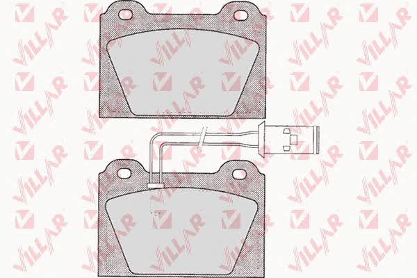 Villar 626.0243 Brake Pad Set, disc brake 6260243: Buy near me in Poland at 2407.PL - Good price!