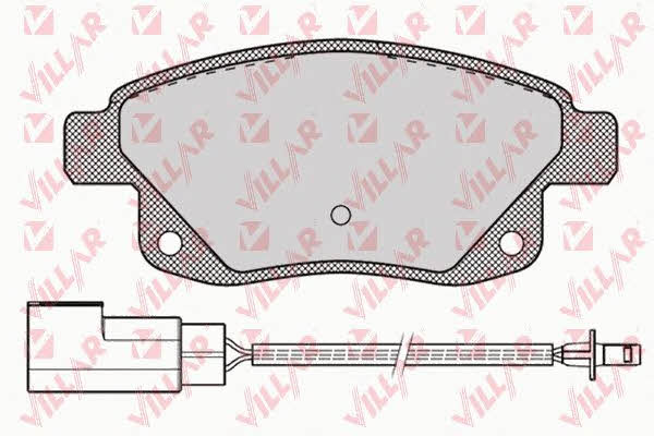 Villar 626.1261 Brake Pad Set, disc brake 6261261: Buy near me in Poland at 2407.PL - Good price!