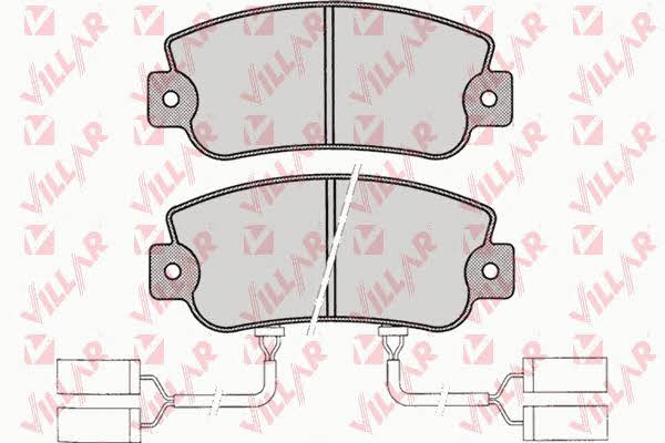 Villar 626.0019 Brake Pad Set, disc brake 6260019: Buy near me in Poland at 2407.PL - Good price!