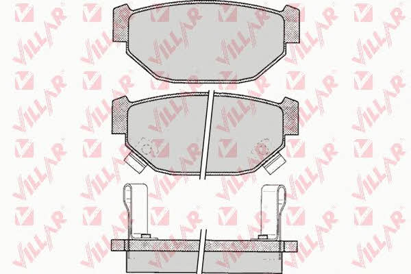 Villar 626.0048 Brake Pad Set, disc brake 6260048: Buy near me in Poland at 2407.PL - Good price!