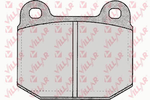 Villar 626.0137 Brake Pad Set, disc brake 6260137: Buy near me in Poland at 2407.PL - Good price!