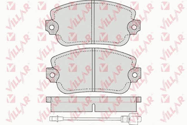 Villar 626.0145 Brake Pad Set, disc brake 6260145: Buy near me in Poland at 2407.PL - Good price!