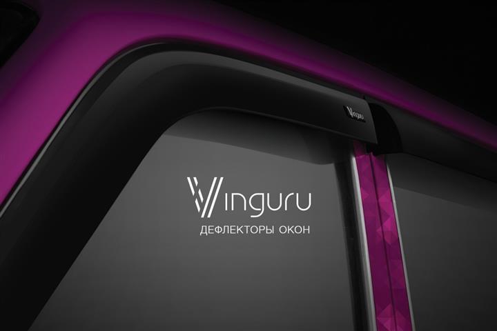 Vinguru AFV85615 Дефлекторы окон Vinguru Hyundai Tucson III 2015- накладные скотч к-т 4 шт., материал акрил AFV85615: Отличная цена - Купить в Польше на 2407.PL!