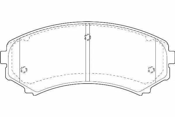 Wagner WBP23488A Brake Pad Set, disc brake WBP23488A: Buy near me in Poland at 2407.PL - Good price!