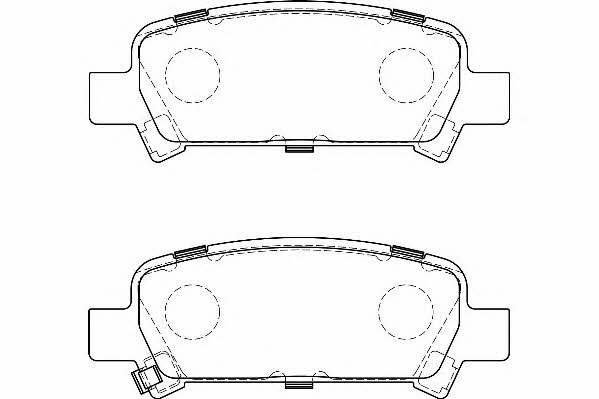 Wagner WBP23572A Brake Pad Set, disc brake WBP23572A: Buy near me in Poland at 2407.PL - Good price!