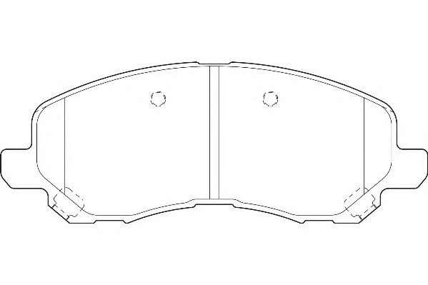 Wagner WBP23584A Brake Pad Set, disc brake WBP23584A: Buy near me at 2407.PL in Poland at an Affordable price!