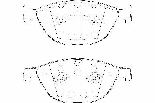 Wagner WBP23791A Brake Pad Set, disc brake WBP23791A: Buy near me at 2407.PL in Poland at an Affordable price!