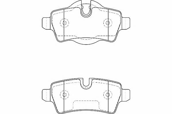 Wagner WBP24289A Brake Pad Set, disc brake WBP24289A: Buy near me in Poland at 2407.PL - Good price!