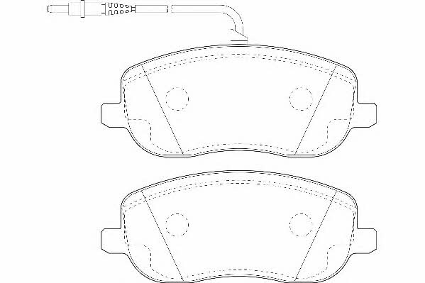 Wagner WBP20261A Brake Pad Set, disc brake WBP20261A: Buy near me in Poland at 2407.PL - Good price!