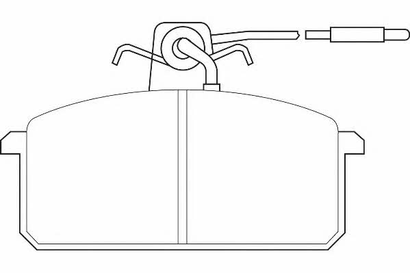 Wagner WBP20946A Brake Pad Set, disc brake WBP20946A: Buy near me in Poland at 2407.PL - Good price!