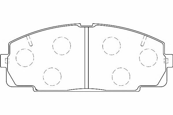 Wagner WBP21468A Brake Pad Set, disc brake WBP21468A: Buy near me in Poland at 2407.PL - Good price!