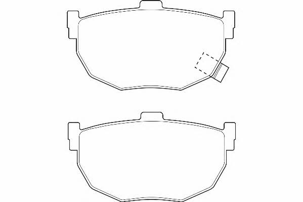 Wagner WBP21553A Brake Pad Set, disc brake WBP21553A: Buy near me at 2407.PL in Poland at an Affordable price!