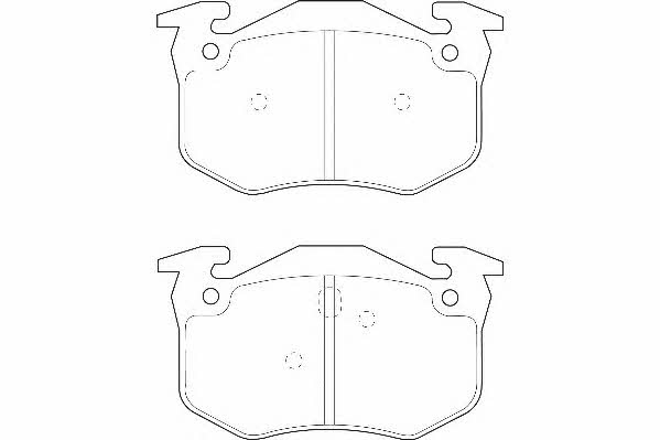 Wagner WBP21600A Brake Pad Set, disc brake WBP21600A: Buy near me in Poland at 2407.PL - Good price!