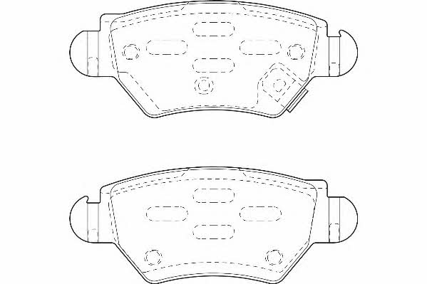 Wagner WBP23052A Brake Pad Set, disc brake WBP23052A: Buy near me at 2407.PL in Poland at an Affordable price!