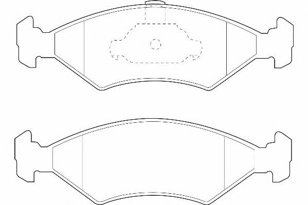 Wagner WBP23103A Brake Pad Set, disc brake WBP23103A: Buy near me at 2407.PL in Poland at an Affordable price!