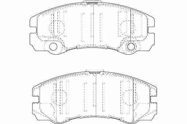 Wagner WBP23250A Brake Pad Set, disc brake WBP23250A: Buy near me in Poland at 2407.PL - Good price!