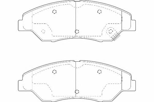 Wagner WBP23442A Brake Pad Set, disc brake WBP23442A: Buy near me at 2407.PL in Poland at an Affordable price!