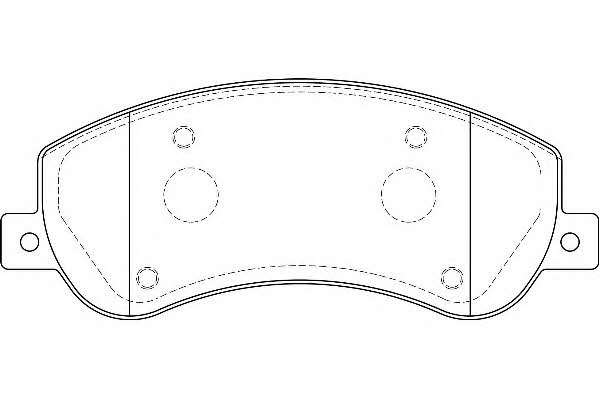 Wagner WBP24484A Brake Pad Set, disc brake WBP24484A: Buy near me in Poland at 2407.PL - Good price!