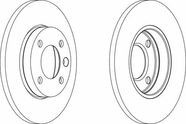 Wagner WGR0103-1 Unbelüftete Bremsscheibe vorne WGR01031: Kaufen Sie zu einem guten Preis in Polen bei 2407.PL!