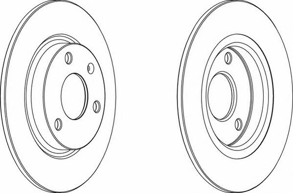 Wagner WGR0132-1 Unbelüftete Bremsscheibe vorne WGR01321: Kaufen Sie zu einem guten Preis in Polen bei 2407.PL!