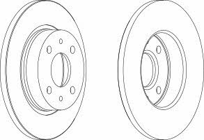 Wagner WGR0215-1 Unventilated front brake disc WGR02151: Buy near me in Poland at 2407.PL - Good price!
