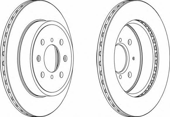 Wagner WGR1509-1 Front brake disc ventilated WGR15091: Buy near me in Poland at 2407.PL - Good price!