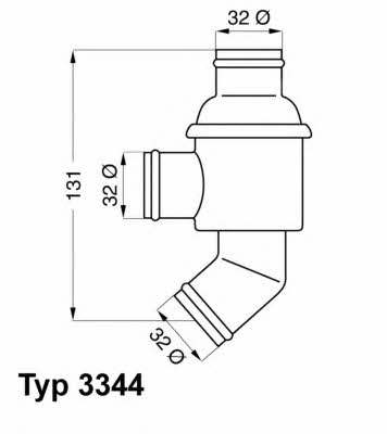 Wahler 3344.75 Thermostat, coolant 334475: Buy near me in Poland at 2407.PL - Good price!
