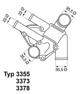 Wahler 3378.80 Thermostat, coolant 337880: Buy near me in Poland at 2407.PL - Good price!