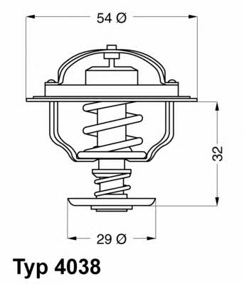 Wahler 4038.76D Termostat, środek chłodzący 403876D: Dobra cena w Polsce na 2407.PL - Kup Teraz!