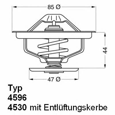 Wahler 4596.83D Termostat, środek chłodzący 459683D: Dobra cena w Polsce na 2407.PL - Kup Teraz!