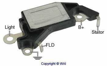 Wai D424 Regulator napięcia alternatora D424: Dobra cena w Polsce na 2407.PL - Kup Teraz!