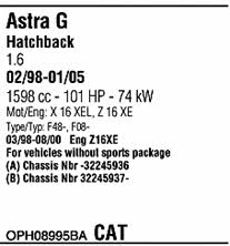  OPH08995BA Exhaust system OPH08995BA: Buy near me in Poland at 2407.PL - Good price!