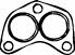 Walker 81168 Exhaust pipe gasket 81168: Buy near me in Poland at 2407.PL - Good price!
